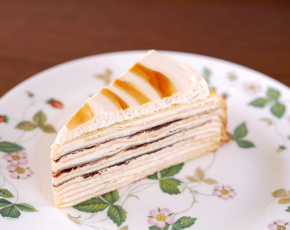 Doutor Coffee Okinawan Brown Sugar Crispy Chocolate Mille-Crêpe Cake